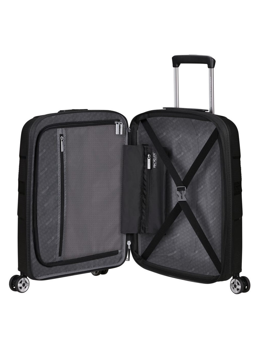 AMERICAN TOURISTER MALETA DE CABINA EXTENSIBLE STARVIBE 55cm