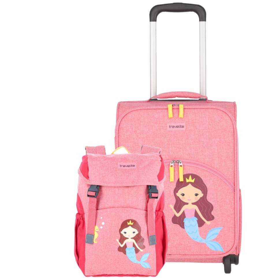 TRAVELITE PACK - MALETA DE CABINA Y MOCHILA YOUNGSTER MERMAID