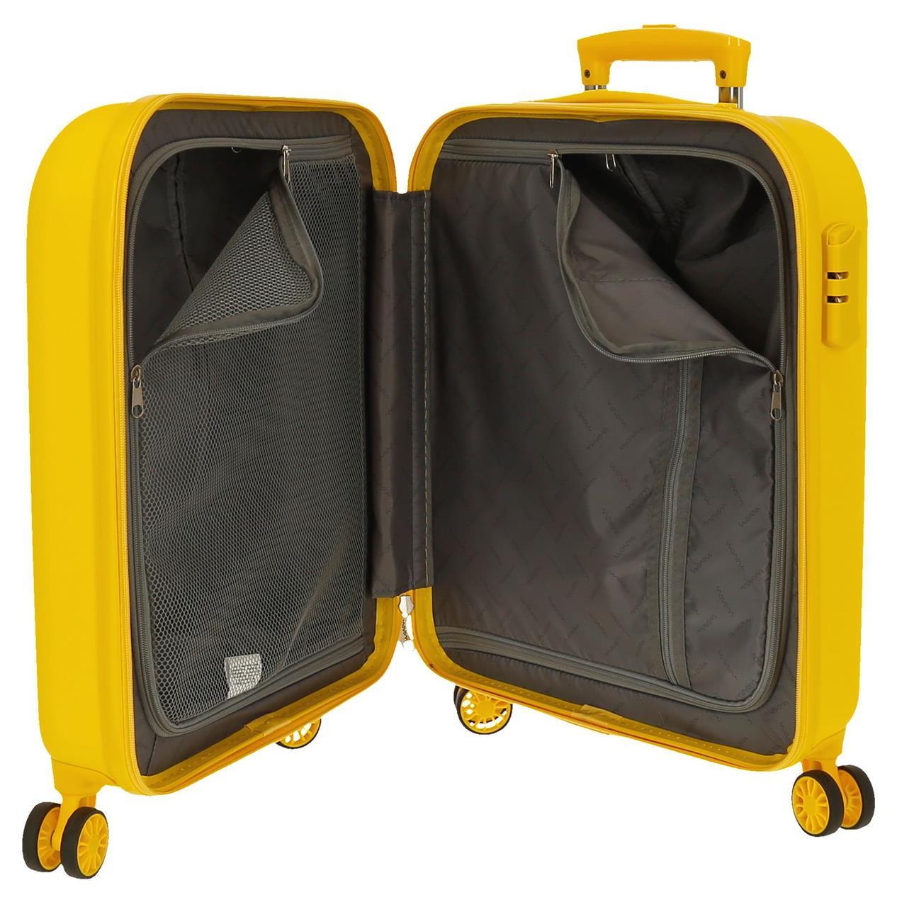 5999467 SET/3 TROLLEY  ABS 55-70-80CM.4R.MOVOM RIGA AMARILLO