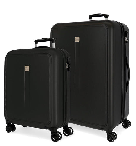 5069521 SET/2 TROLLEY  ABS 55-68CM.4R.CAMBOYA NEGRO