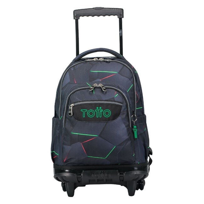 TOTTO Mochila escolar con ruedas – Renglones - 4YO Fractal