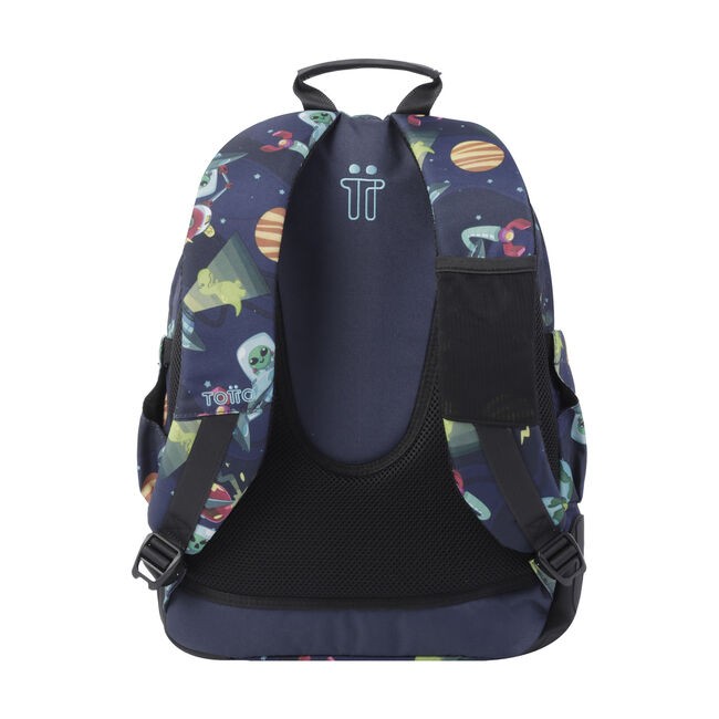 TOTTO Mochila escolar - Crayoles- 5JY- Planetas y Aliens