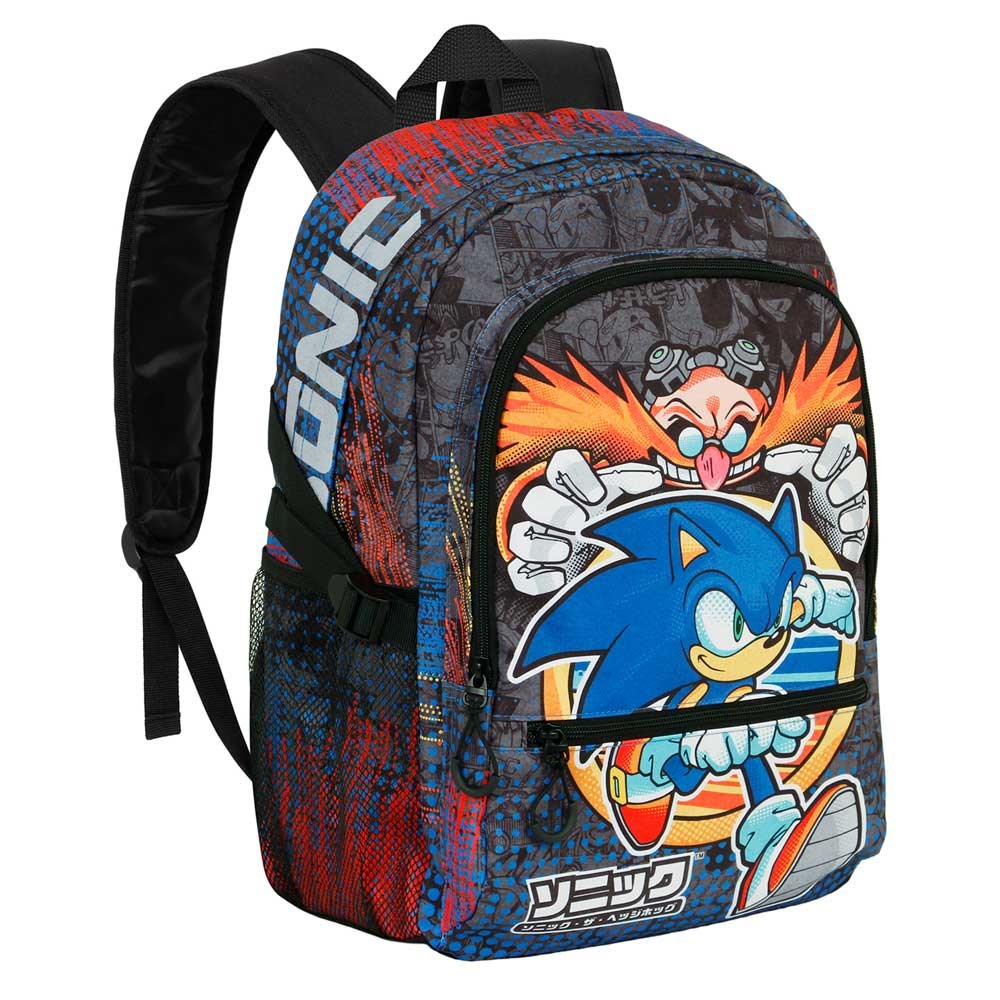 MOCHILA ESCOLAR FIGHT FAN 2.0 SONIC CHECKPOINT