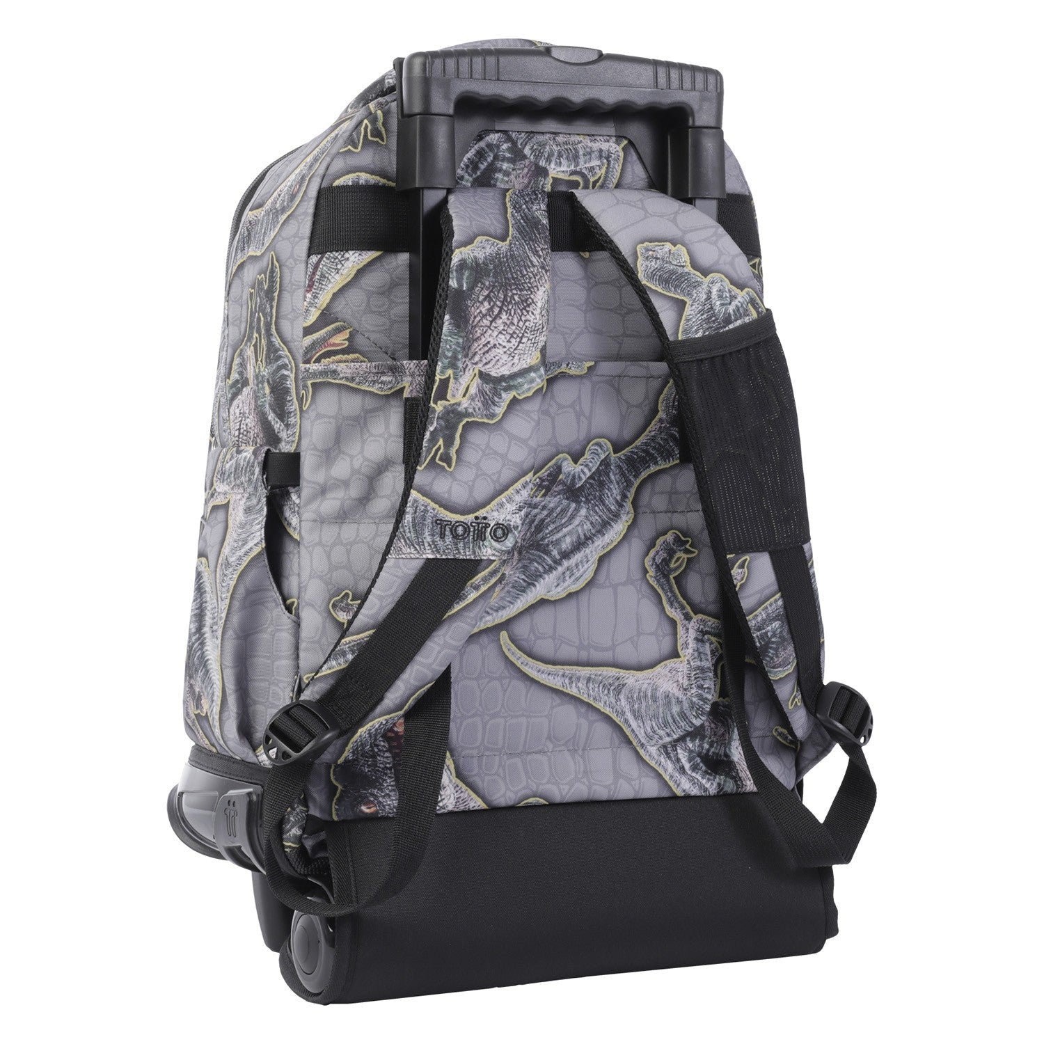 TOTTO Mochila escolar con ruedas – Renglones - 4Y5 Estampado Dinosaurios