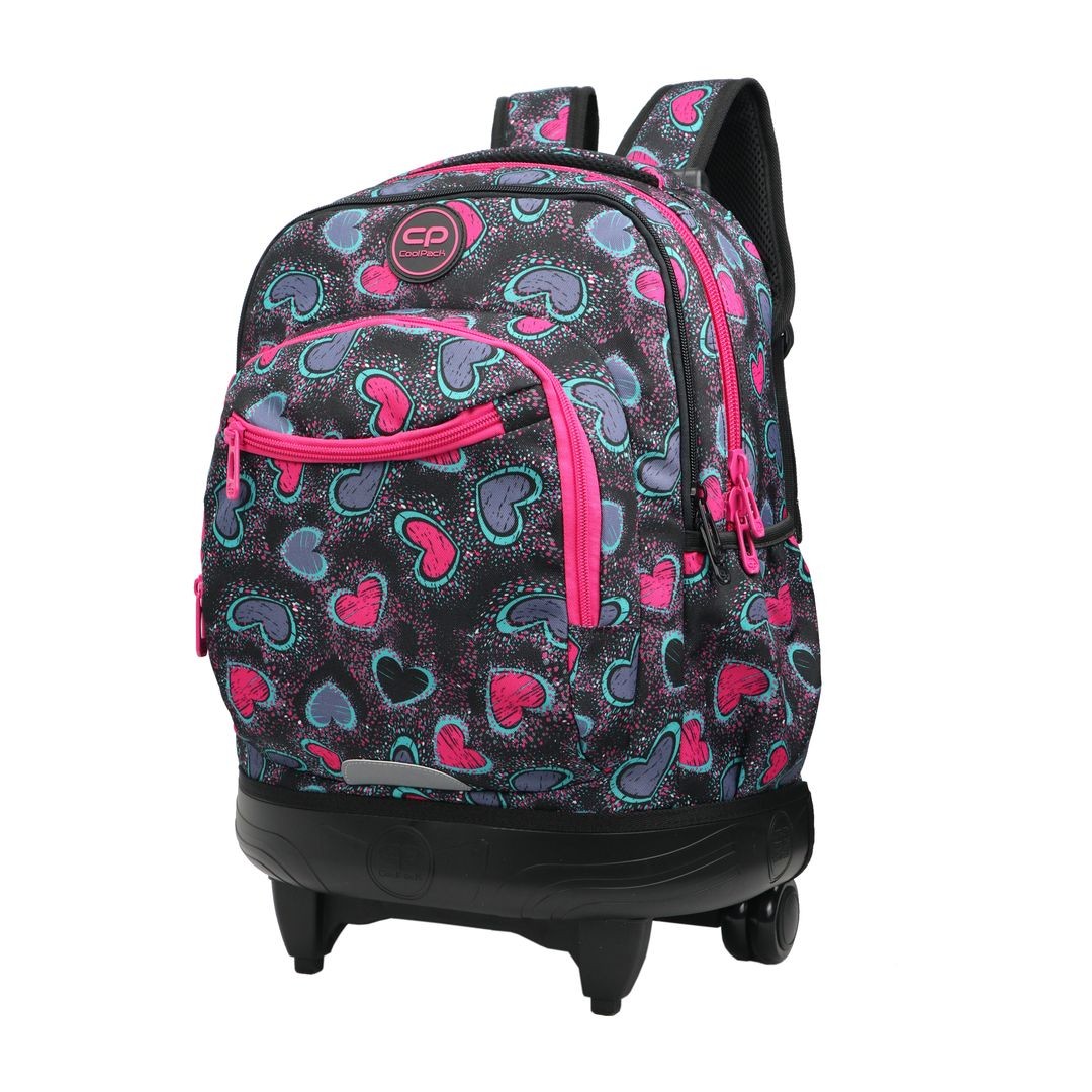 COOLPACK MOCHILA CON RUEDAS BUZZER PINK DEEP LOVE