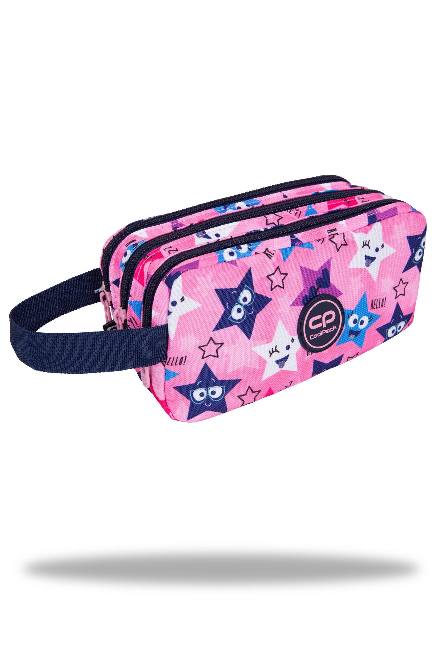 COOLPACK SET DE MOCHILA CON RUEDAS Y ESTUCHE FUNNY STARS