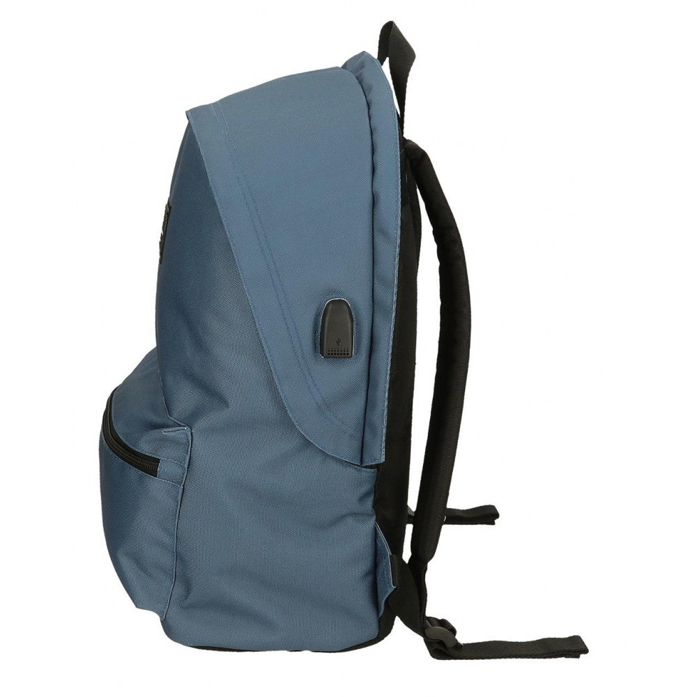 Mochila portaordenador dos compartimentos Pepe Jeans Aris Colorful Azul denim