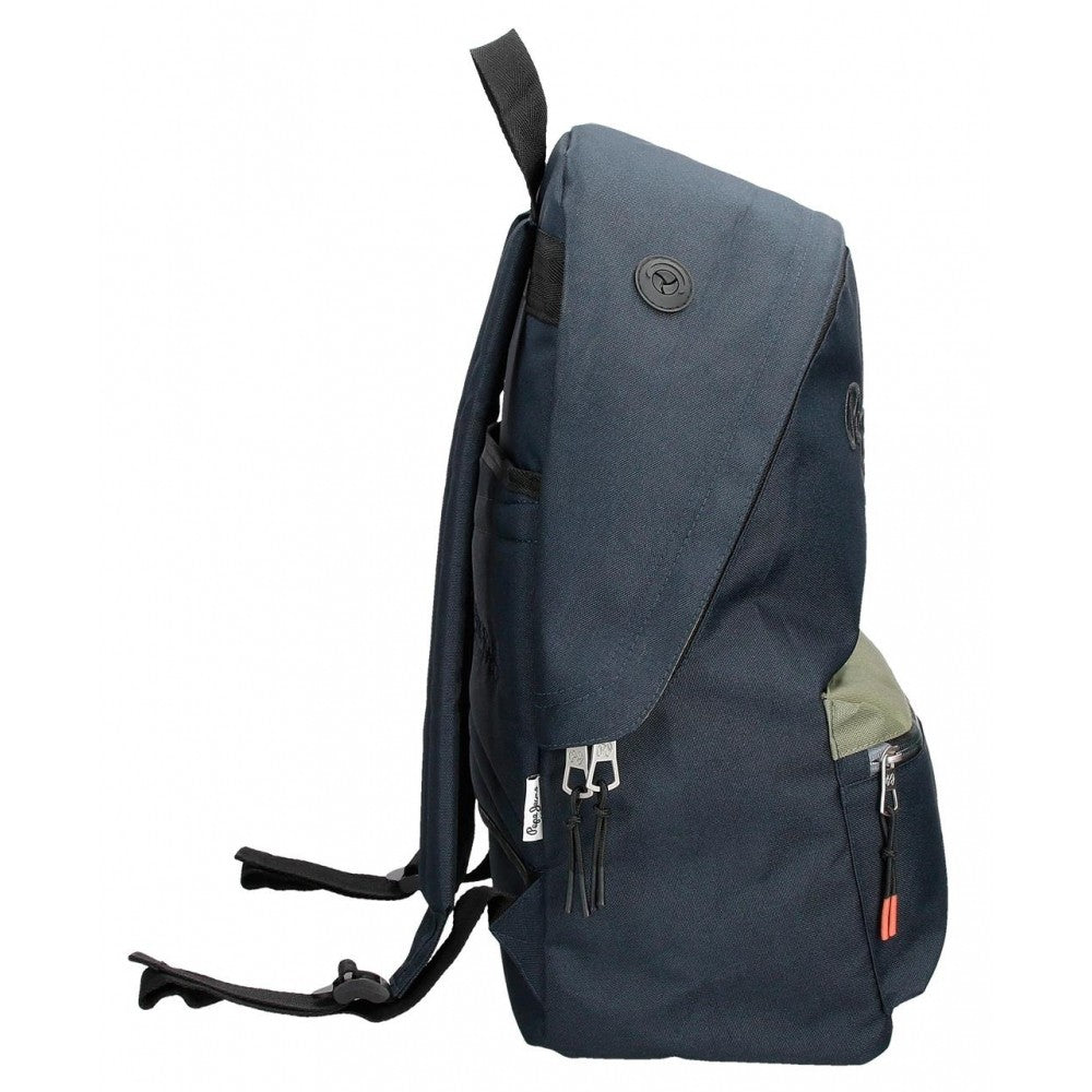 Mochila Pepe Jeans Cromwell 44 cm adaptable a carro