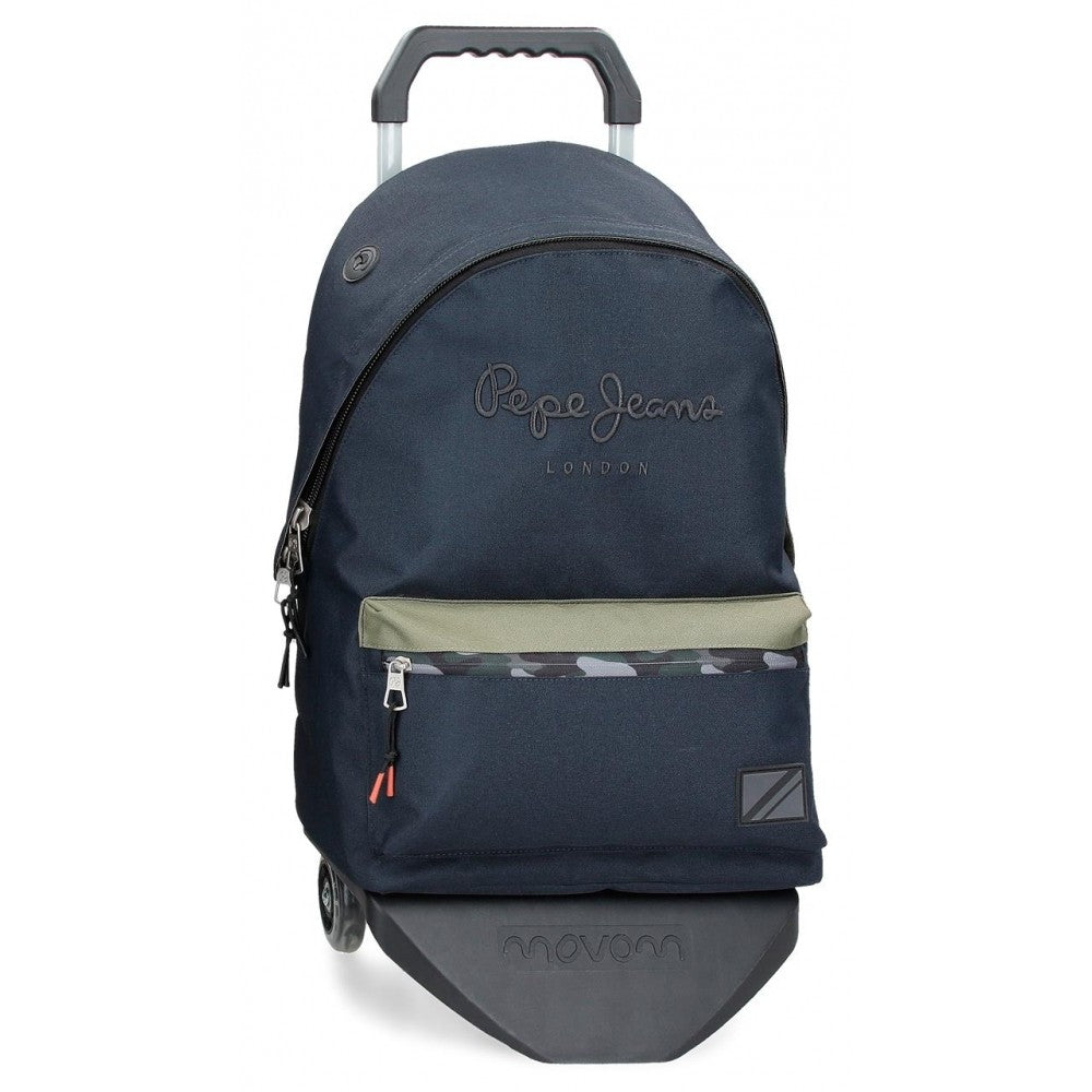 Mochila Pepe Jeans Cromwell 44 cm con carro