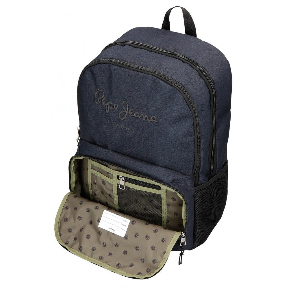 Mochila Pepe Jeans Cromwell dos compartimentos 45 cm