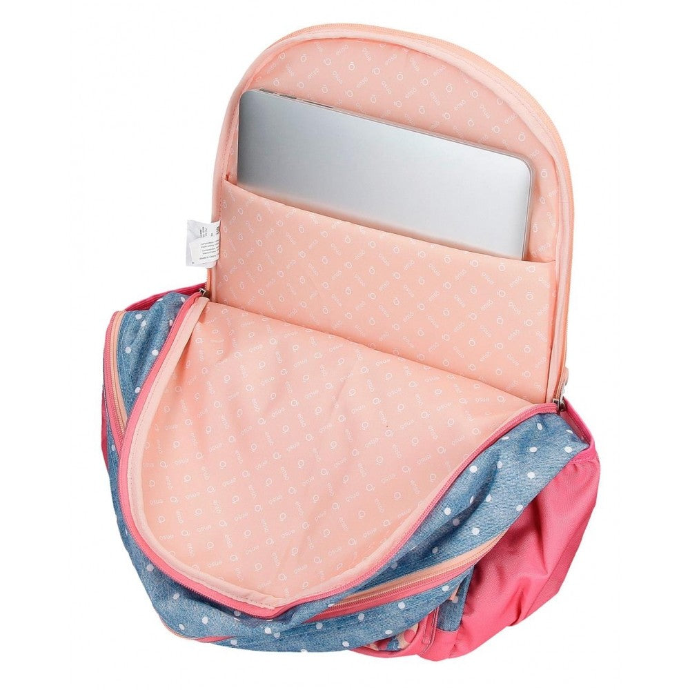 Mochila porta ordenador Enso Little Dreams  dos compartimentos con carro