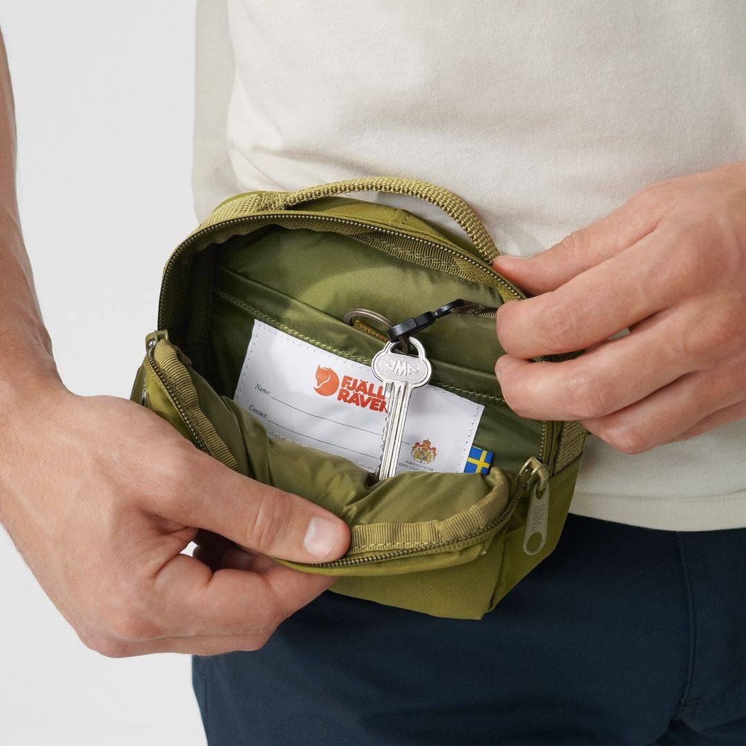 KÅNKEN BANDOLERA HIP PACK DE FJALLRAVEN Apple Mint