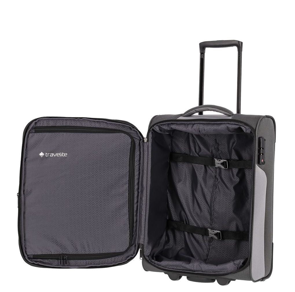 TRAVELITE MALETA BLANDA DE CABINA 2RUEDAS EXTENSIBLE VIIA – 55CM