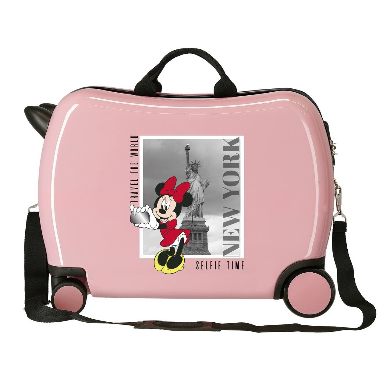 MALETA INFANTIL MINNIE NEW YORK 2 RUEDAS MULTIDIRECCIONALES