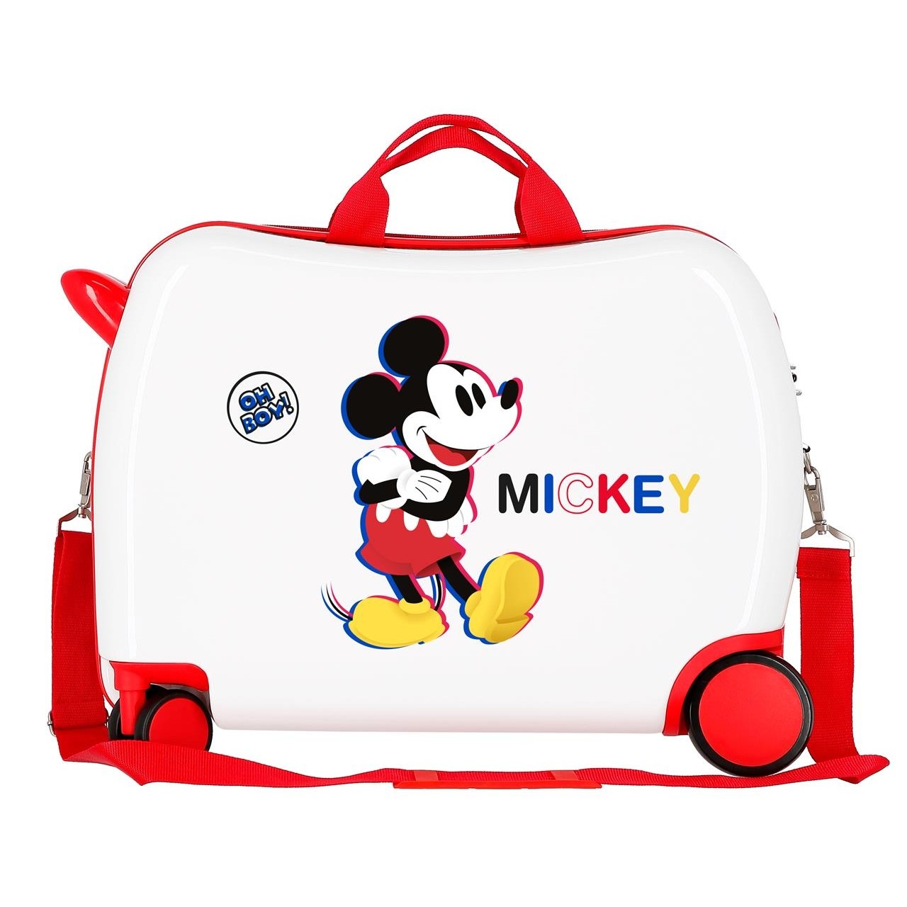 Maleta infantil Mickey 3D 2 RUEDAS MULTIDIRECCIONALES