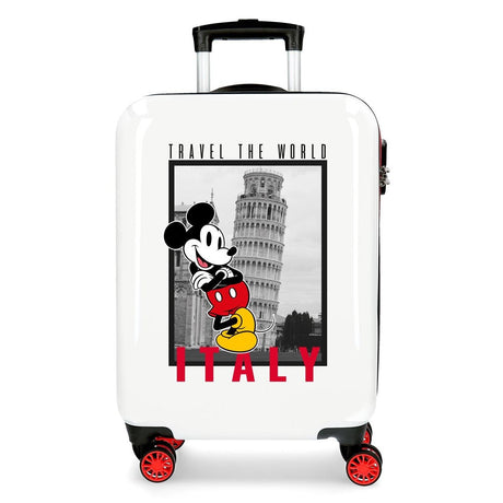 MALETA DE CABINA RÍGIDA MICKEY ITALY 55 CM