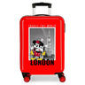 MALETA DE CABINA RÍGIDA MICKEY Y MINNIE LONDRES 55 CM