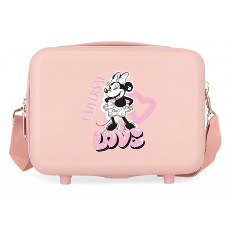 Neceser ABS DISNEY MINNIE HEART ADAPTABLE NUDE