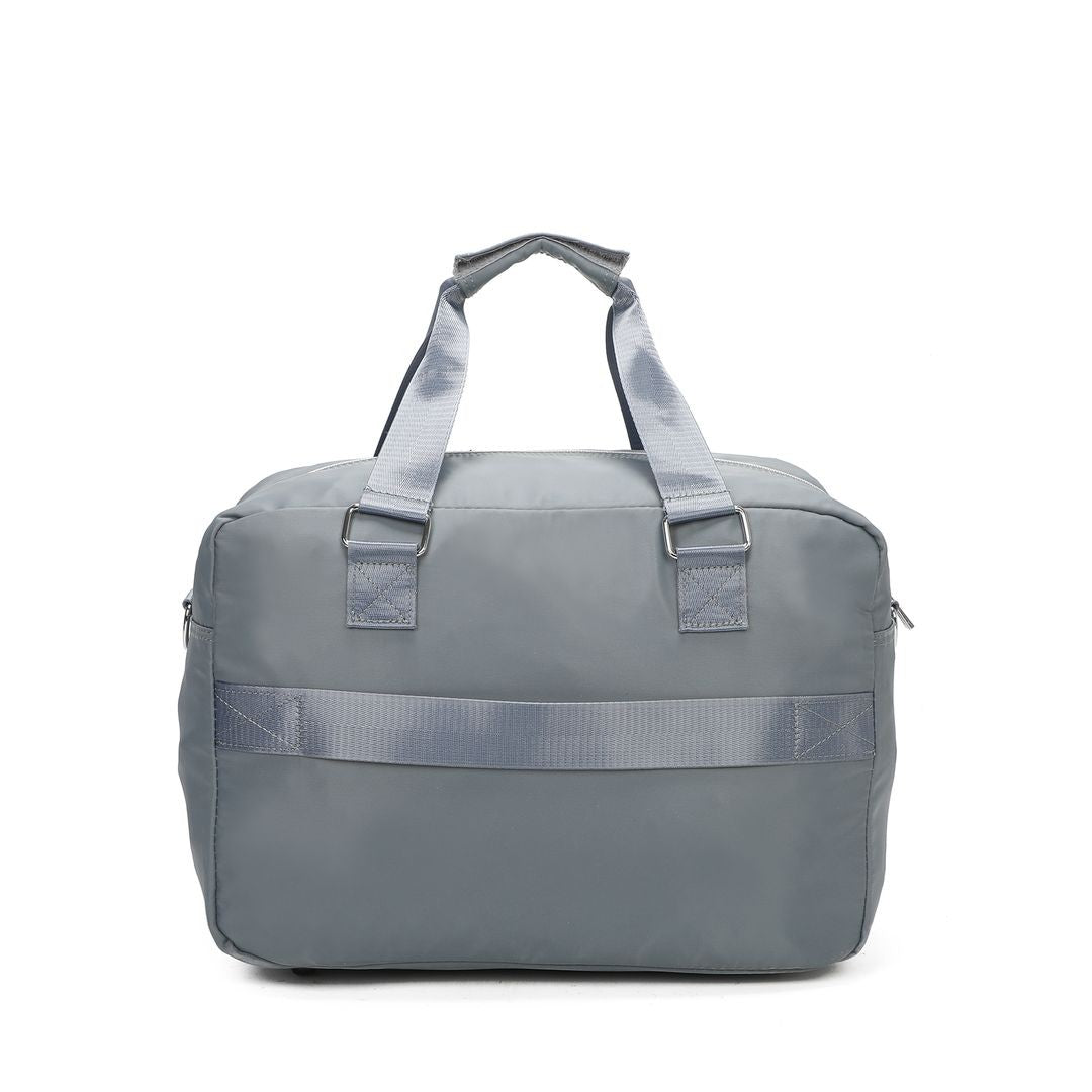 SET DE GREENWICH MALETA DE CABINA EXTENSIBLE BUDAPEST Y BOLSA DE VIAJE BUFON Gris