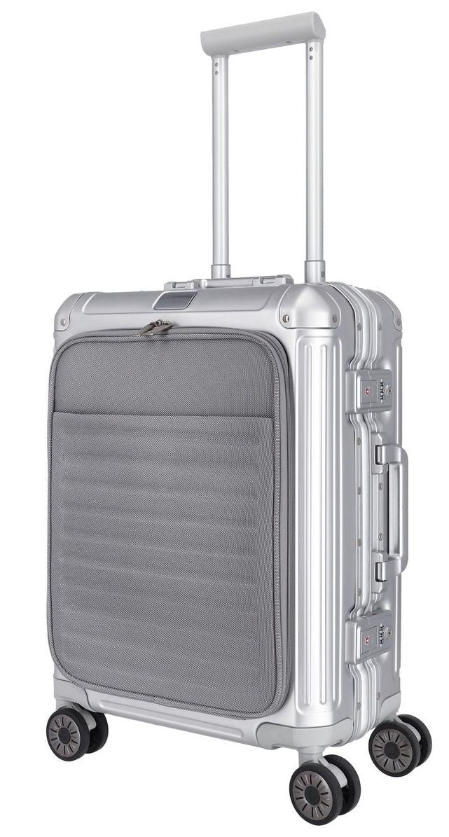 TRAVELITE – Maleta  ALUMINIO Next con Bolsillo para PC 15.6" – CABINA 55CM