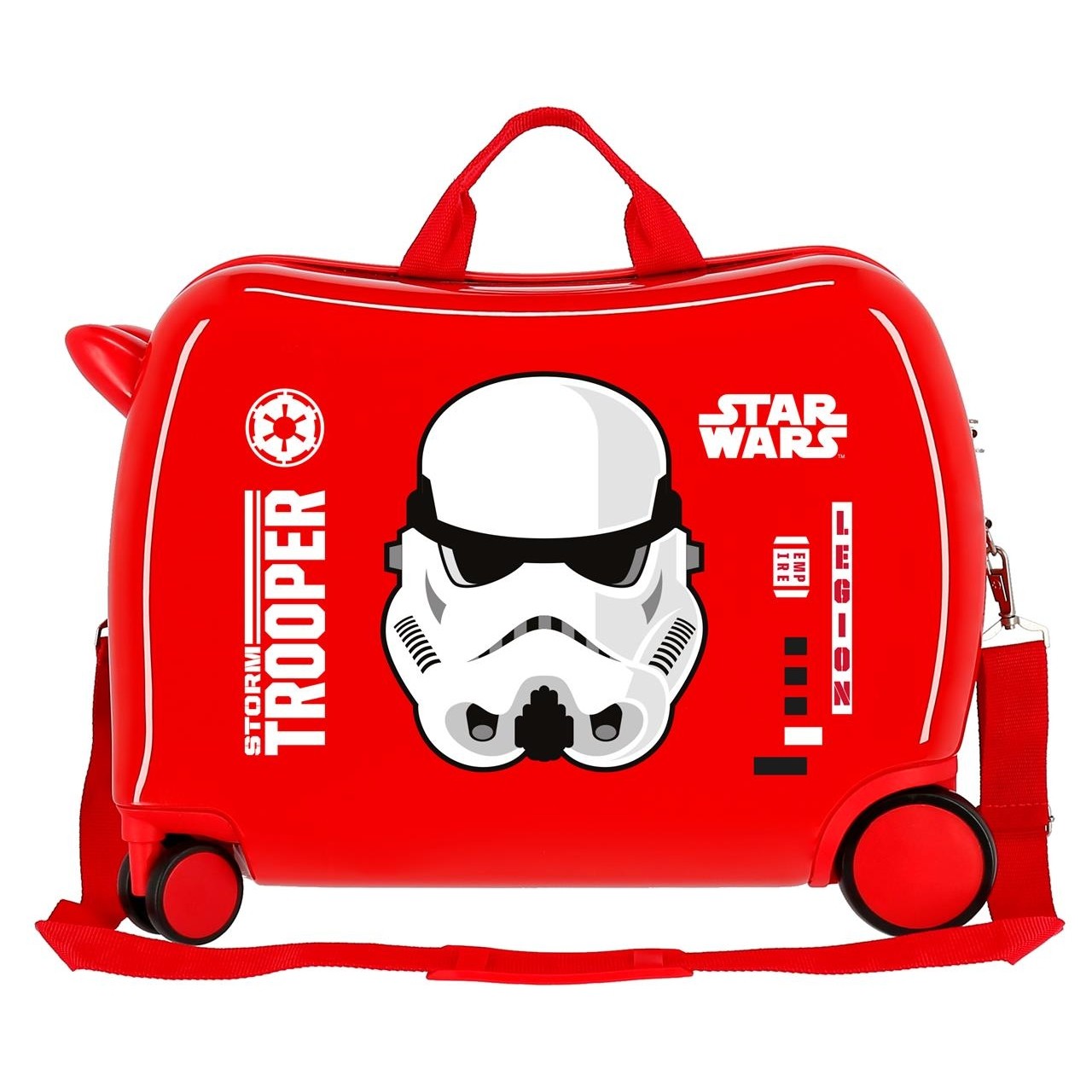 Maleta infantil 2 ruedas multidireccionales STAR WARS STORM