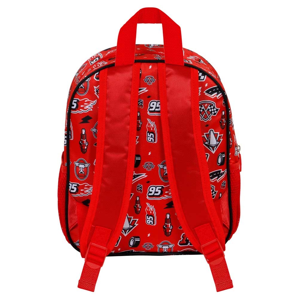 MOCHILA PEQUEÑA PREESCOLAR 3D MULTICOLOR CARS 3 PISTON