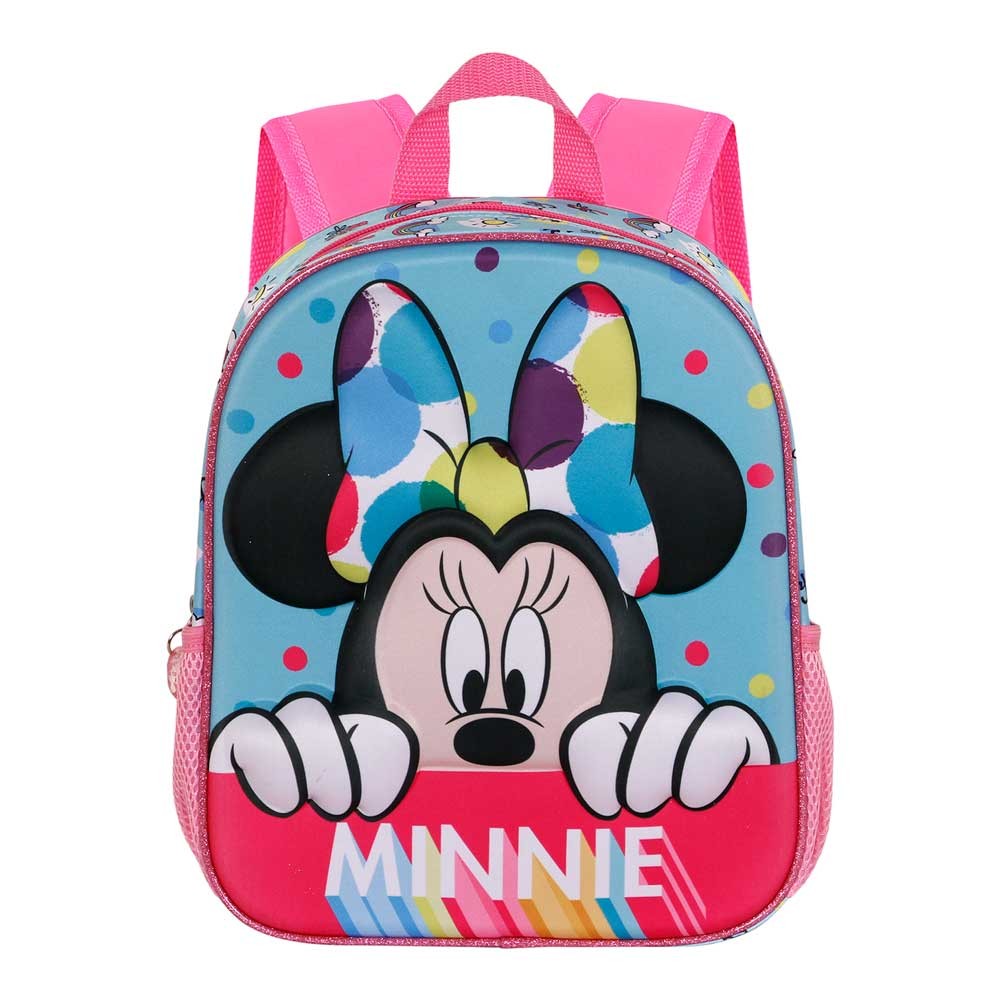 MOCHILA PEQUEÑA PREESCOLAR 3D MINNIE MOUSE WISHFUL