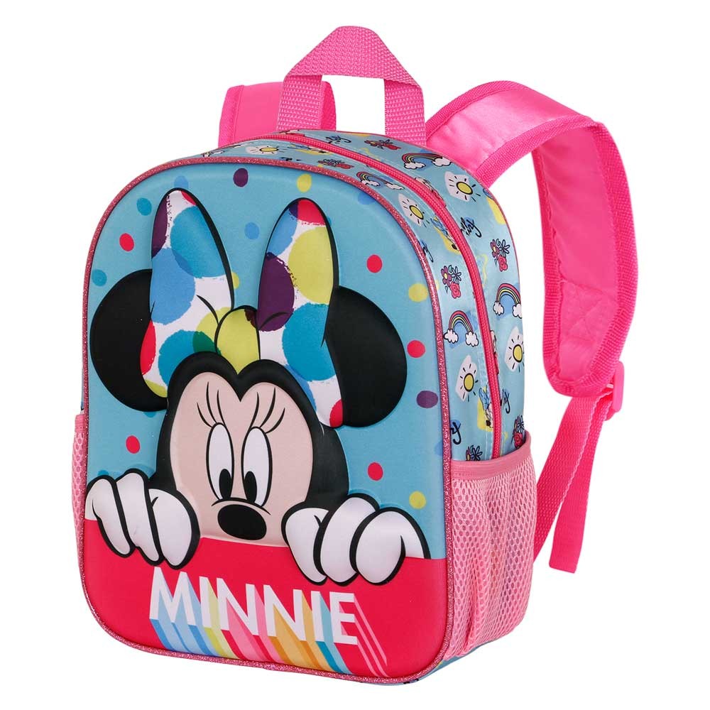 MOCHILA PEQUEÑA PREESCOLAR 3D MINNIE MOUSE WISHFUL