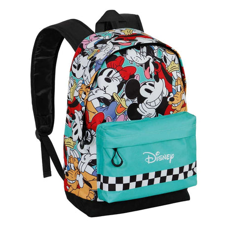 MOCHILA ESCOLAR HS FAN 2.0 MICKEY MOUSE SQUARES