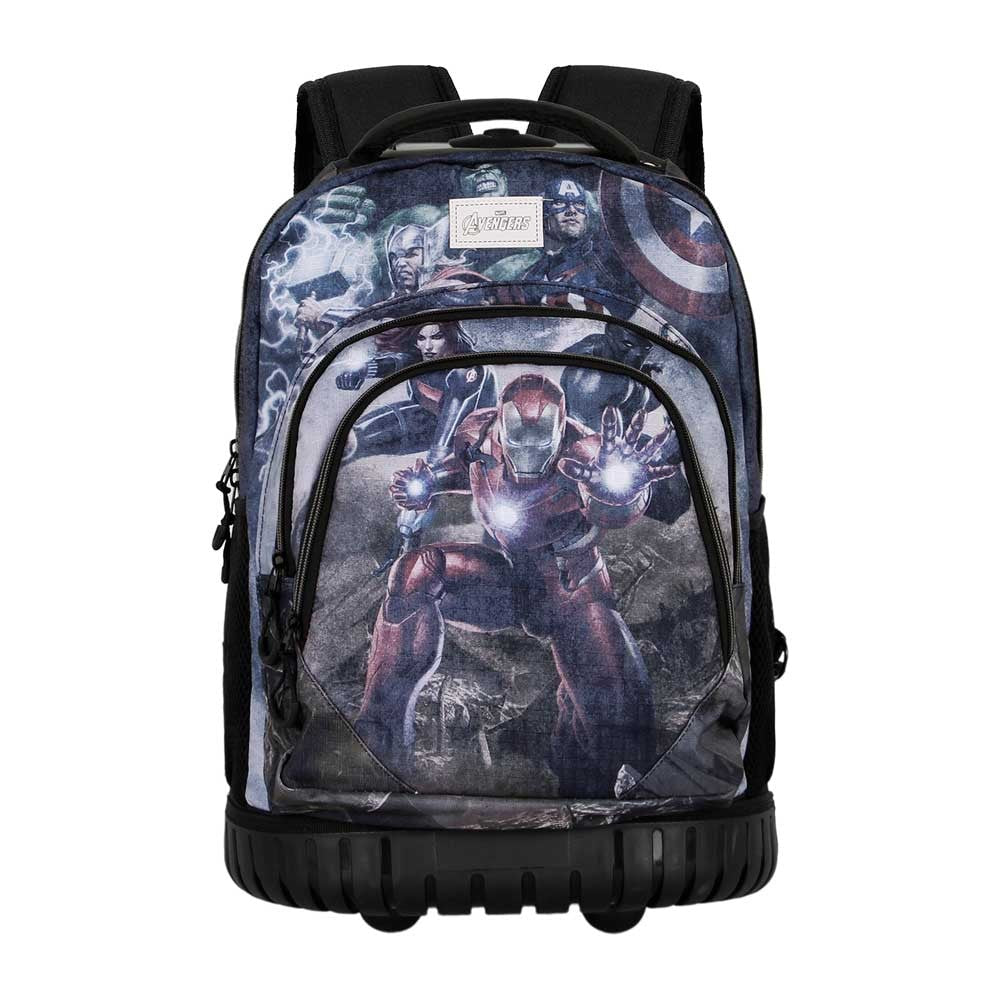 MOCHILA ESCOLAR CON RUEDAS GTS FAN LOS VENGADORES TROUPE