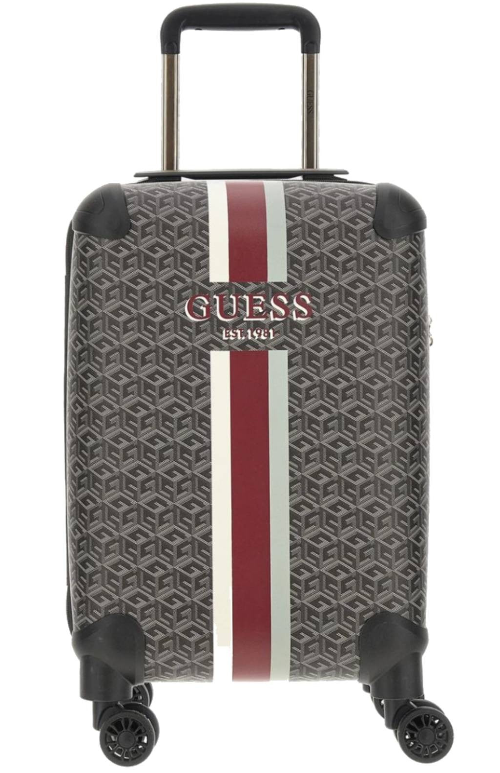 GUESS MALETA WILDER 46CM Negro-Beige