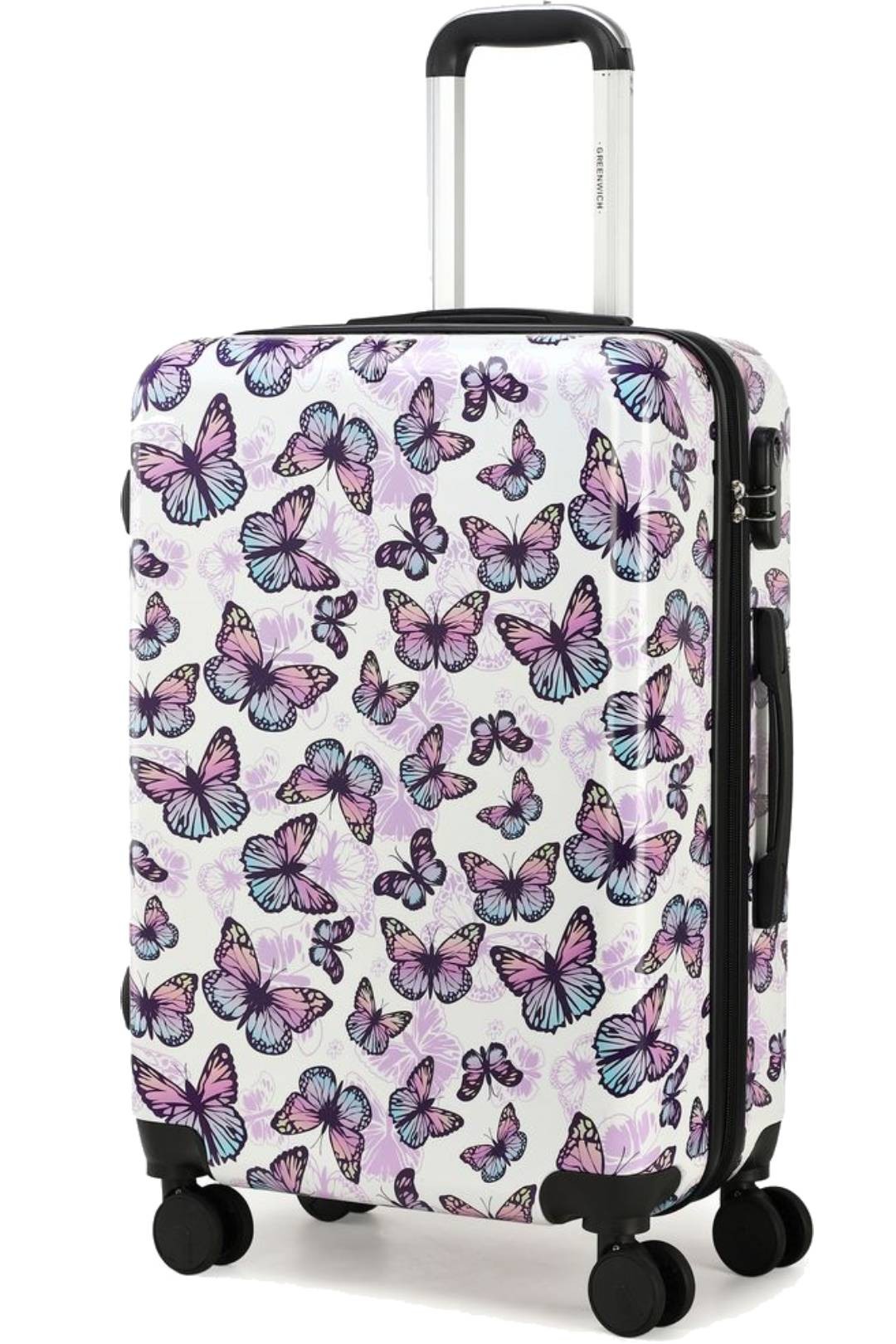 GREENWICH JUEGO DE MALETA MEDIANA + NECESER SMALL BUTTERFLY