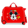 Maleta infantil 2 ruedas multidireccionales Mickey Get Moving