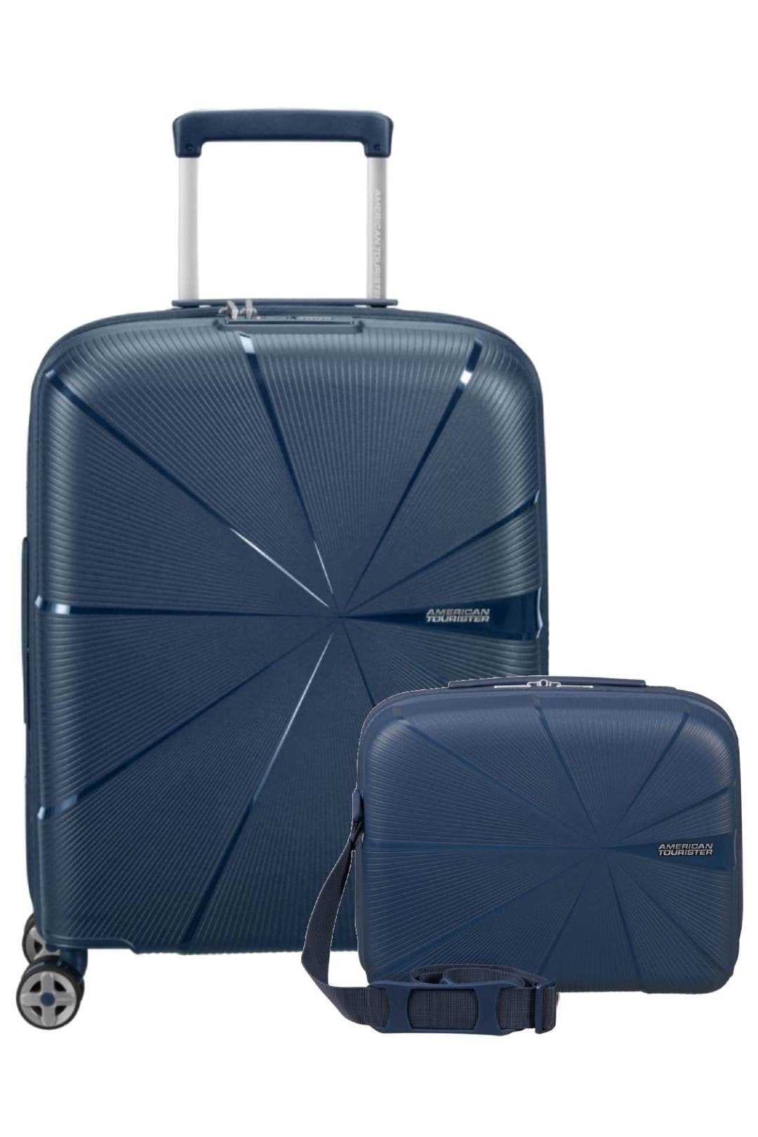 AMERICAN TOURISTER SET MALETA DE CABINA + NECESER STARVIBE