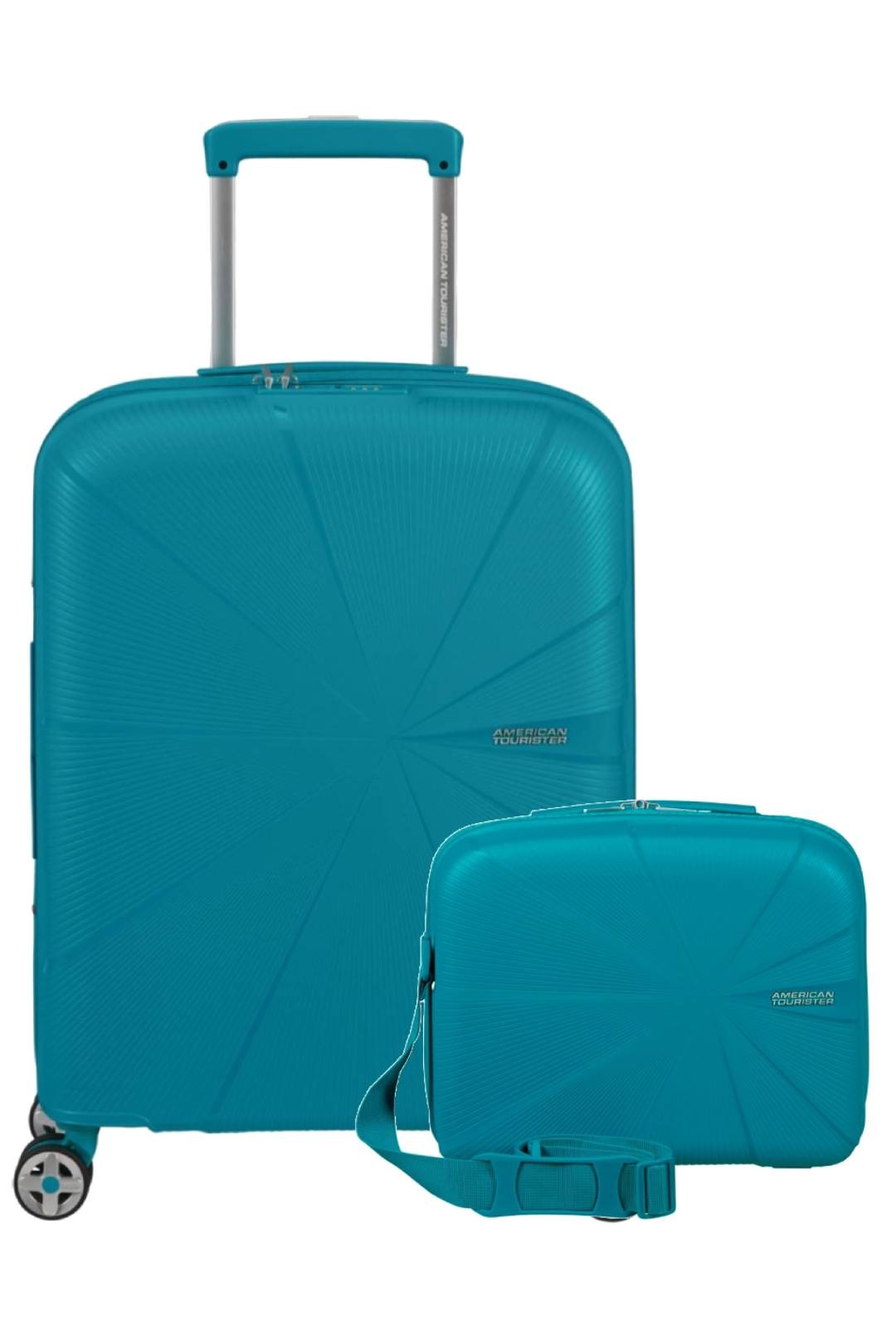 AMERICAN TOURISTER SET MALETA DE CABINA + NECESER STARVIBE