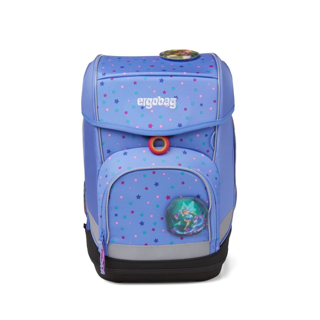 ERGOBAG Set de Mochila escolar rígida tipo cubo - AdoraBearl