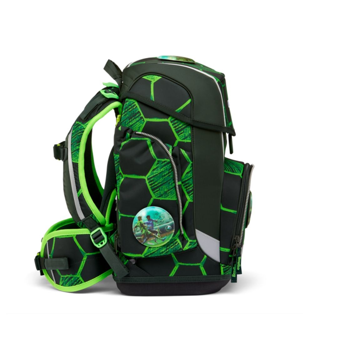 ERGOBAG Set de Mochila escolar rígida tipo cubo - AdoraBearl