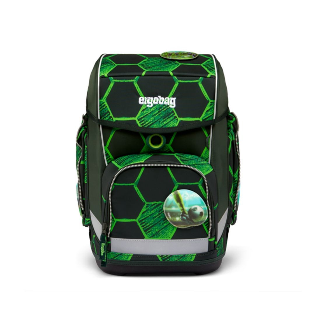 ERGOBAG Set de Mochila escolar rígida tipo cubo - AdoraBearl