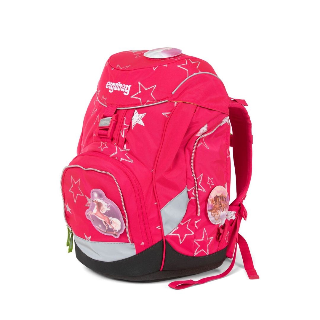 ERGOBAG Mochila escolar en set: mochila, carpeta, estuche vacio