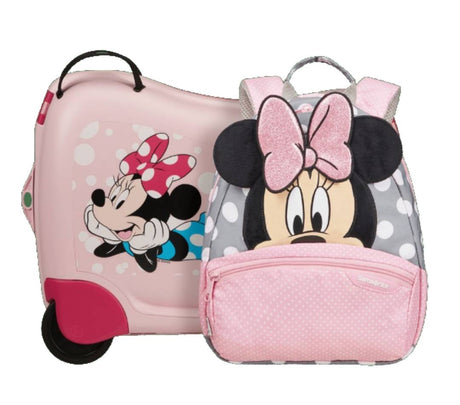 Set de Maleta infantil y Mochila S - MINNIE GLITTER-DISNEY de Dream Rider Samsonite