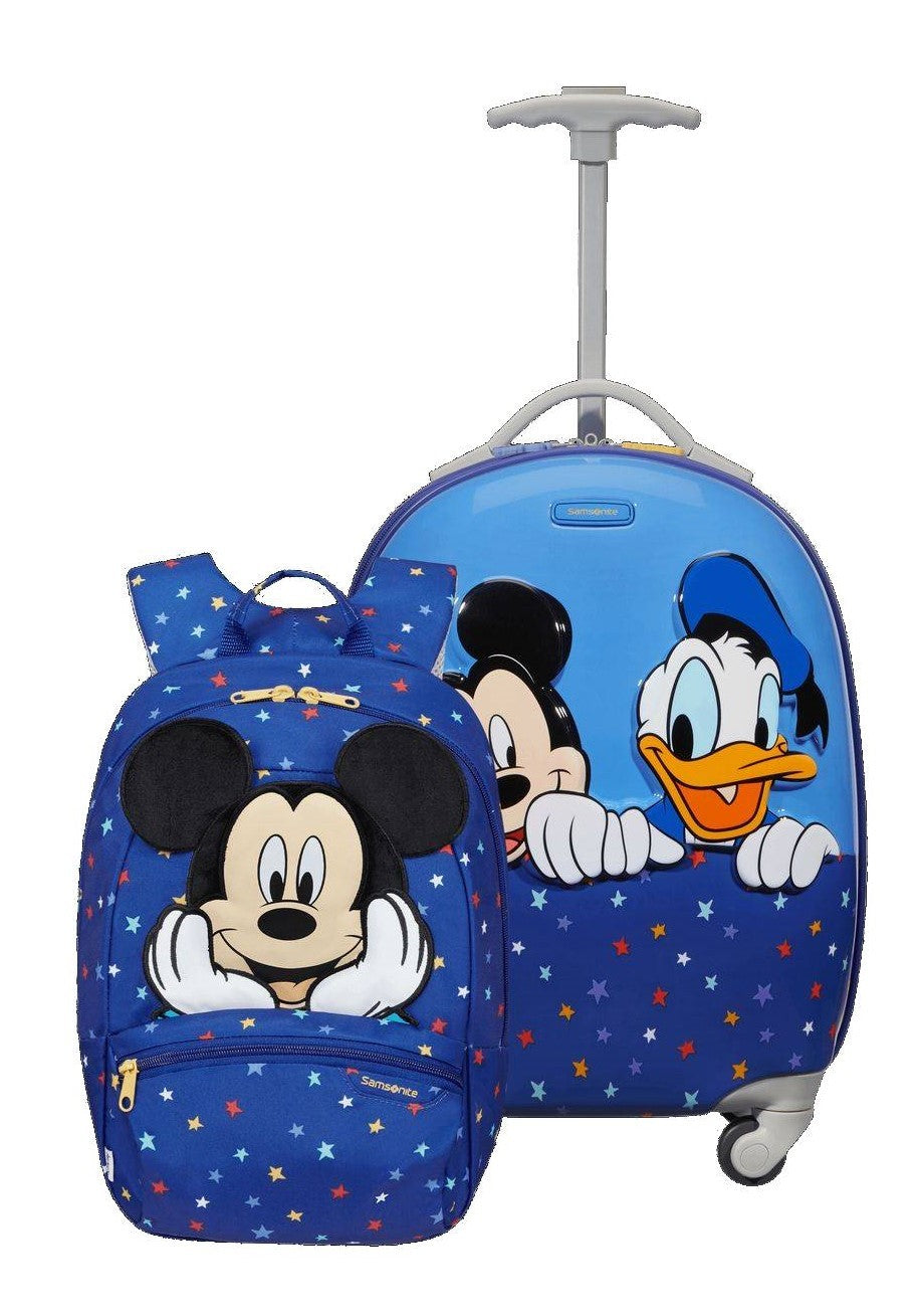 SAMSONITE Set de Trolley infantil y Mochila S+ MICKEY STARS de DISNEY ULTIMATE 2.0