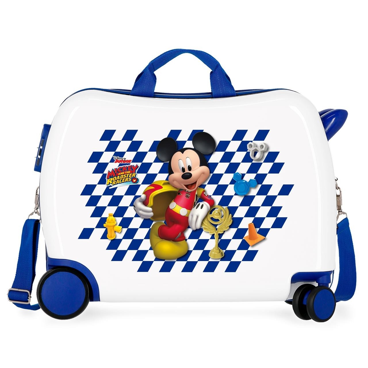 Maleta infantil 2 ruedas multidireccionales Mickey Good Mood