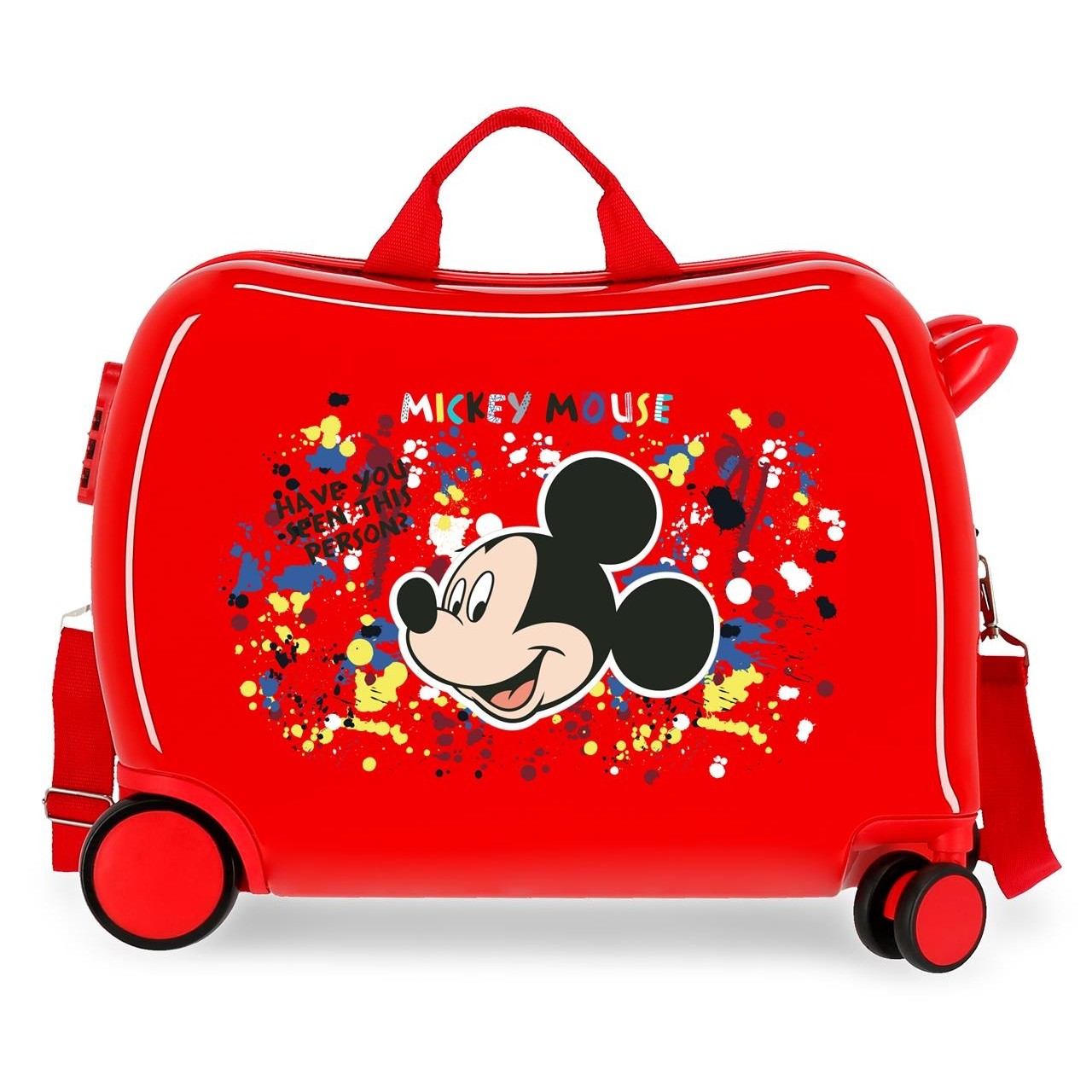 MALETA INFANTIL 2 RUEDAS MULTIDIRECCIONALES MICKEY COLOUR MAYHEM