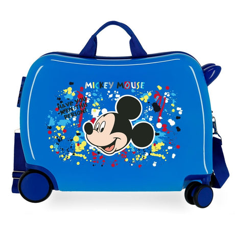 MALETA INFANTIL 2 RUEDAS MULTIDIRECCIONALES MICKEY COLOUR MAYHEM