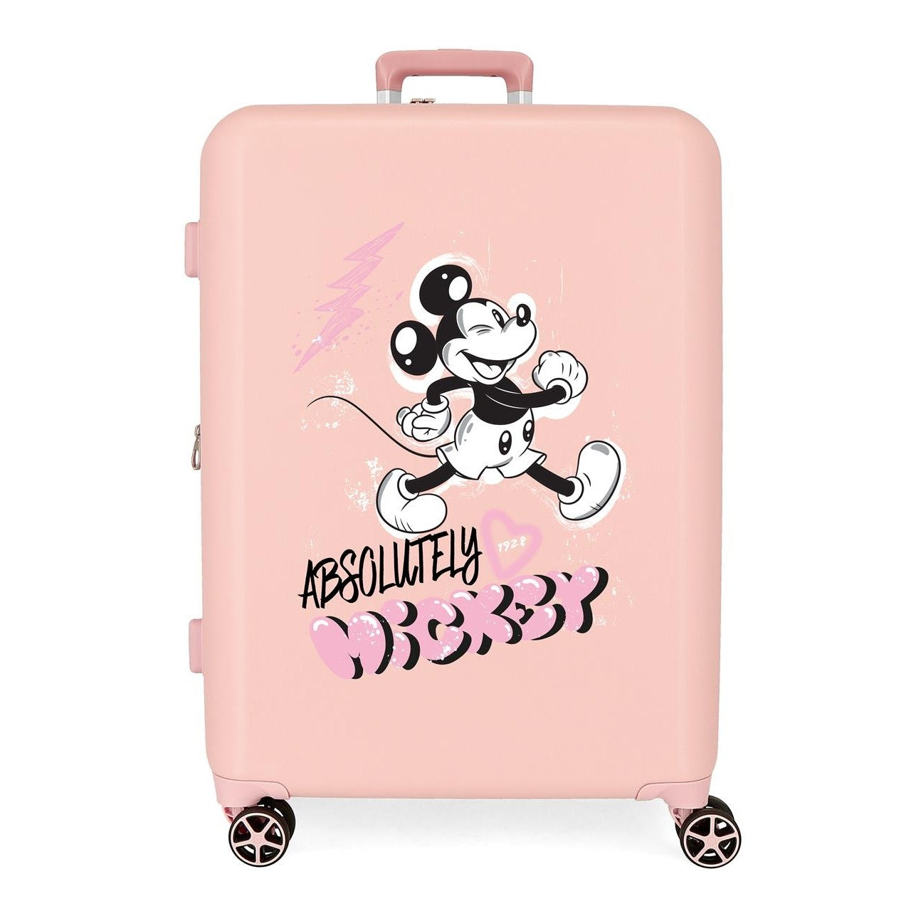 Maleta mediana rígida Disney MICKEY FRIENDLY 70cm Nude