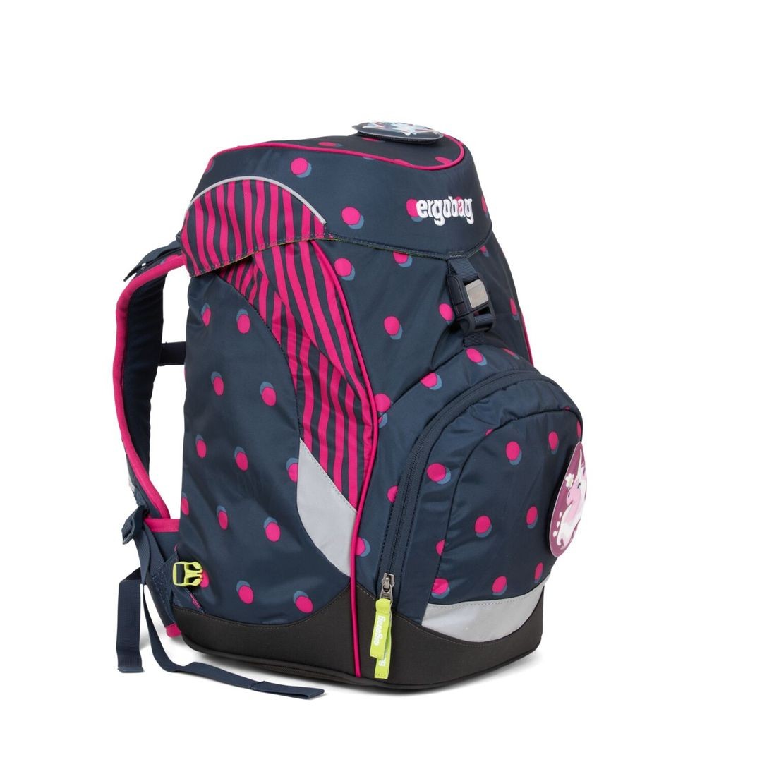 ERGOBAG Mochila escolar en set: Mochila, Bolsa de deporte, Carpeta, Estuche con lapiceros y Estuche vacio