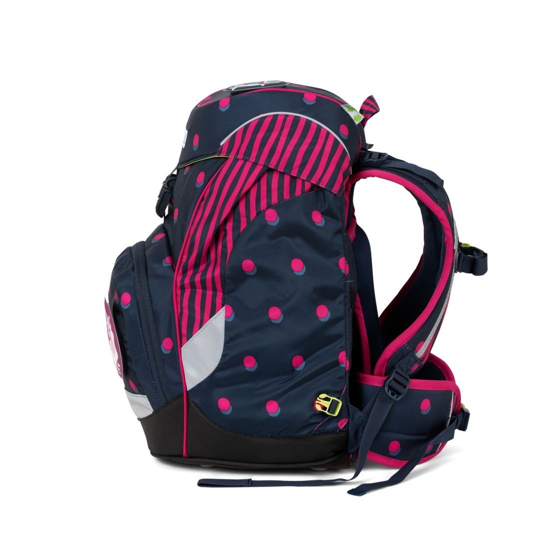 ERGOBAG Mochila escolar en set: Mochila, Bolsa de deporte, Carpeta, Estuche con lapiceros y Estuche vacio