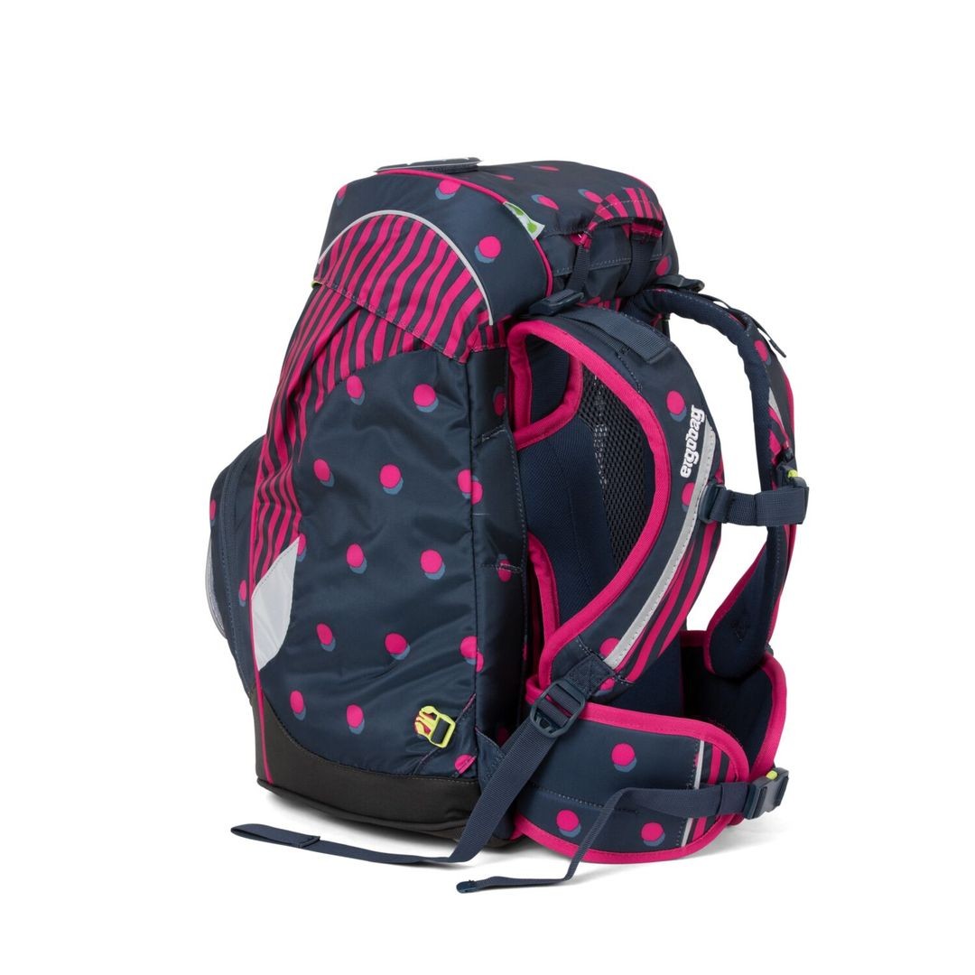 ERGOBAG Mochila escolar en set: Mochila, Bolsa de deporte, Carpeta, Estuche con lapiceros y Estuche vacio