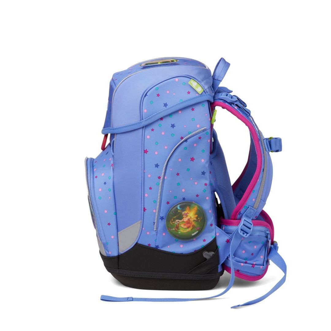 ERGOBAG Set de Mochila escolar rígida tipo cubo - StarlightBear