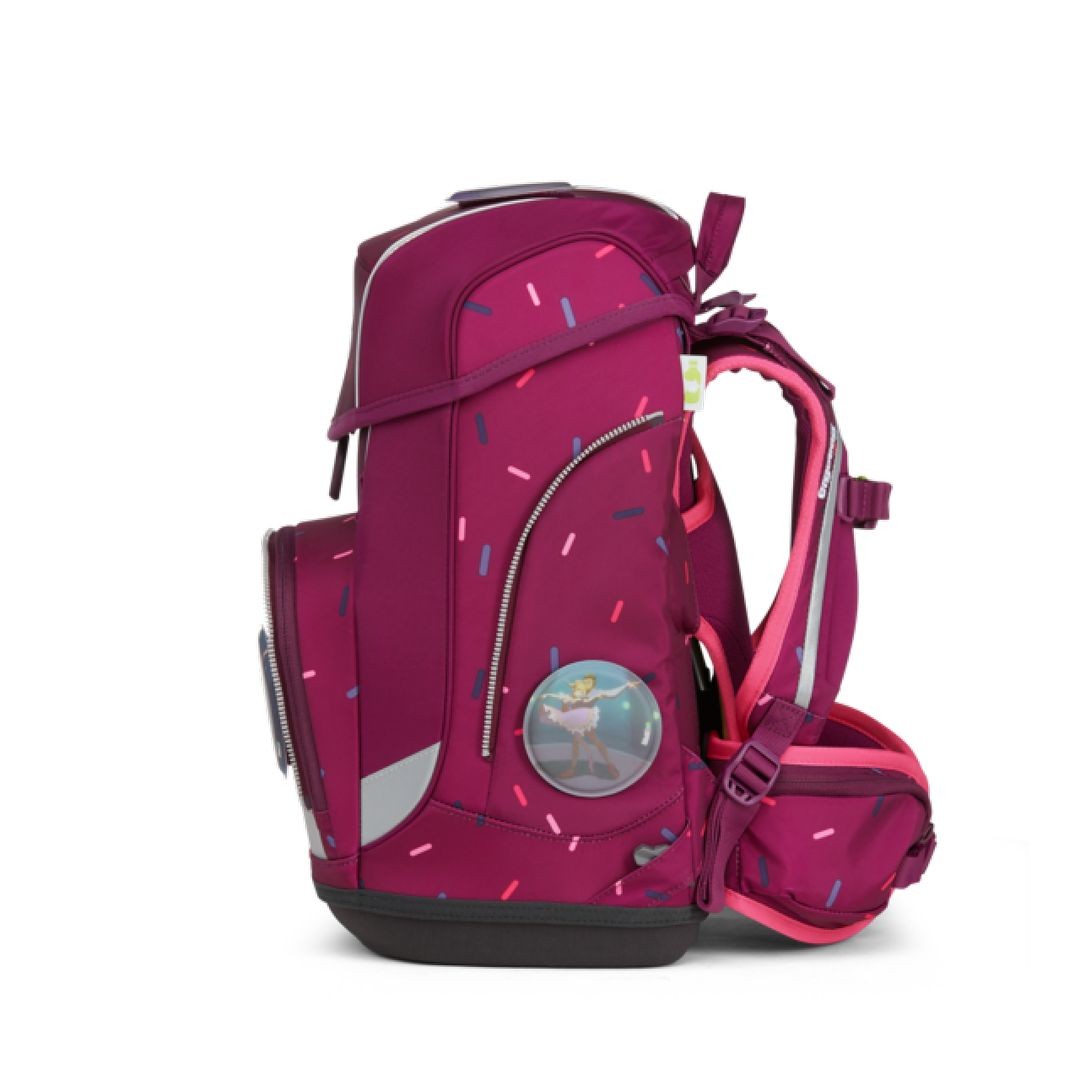 ERGOBAG Set de Mochila escolar rígida tipo cubo - StarlightBear